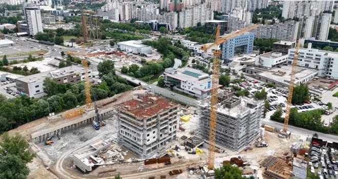 Veliko gradilište u Sarajevu: Na 14.000 kvadrata diže se kompleks sa 450 stanova i velikim trgom