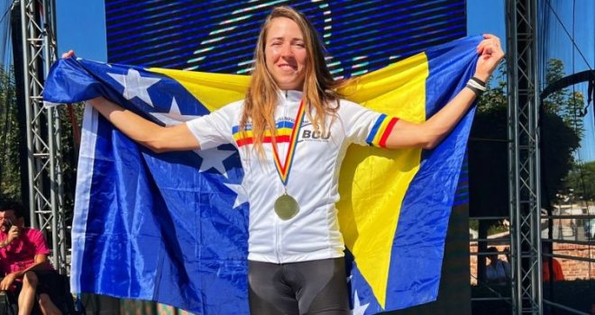 Lejla Njemčević osvojila šesto zlato ​na Balkanskom prvenstvu: Postala najuspješnija balkanska biciklistkinja svih vremena