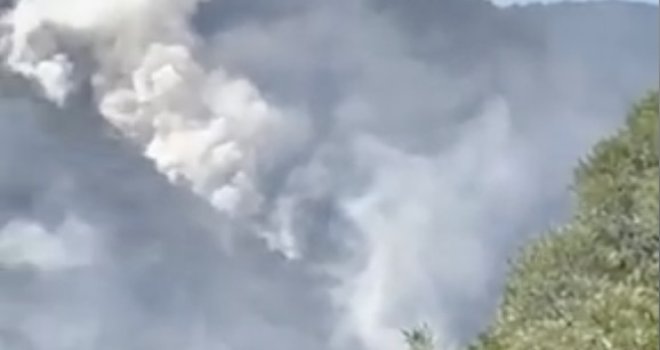 Loše vijesti iz Bihaća: Ponovo se rasplamsalo požarište na Plješevici