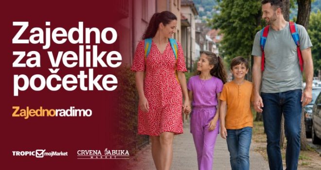 Tropic Maloprodaja i ove godine uz roditelje i prvačiće: Zajedno za velike početke