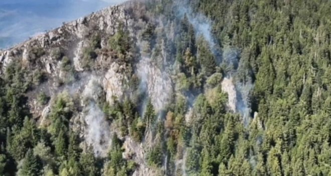 GSS Istočni Stari Grad: Tri žarišta požara uočena na Trebeviću