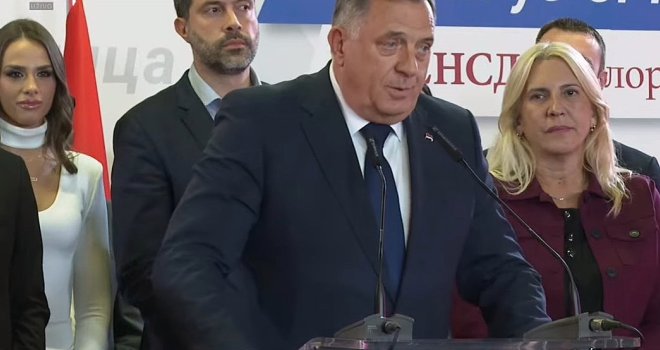 U Dodikovom SNSD-u veliko slavlje: 'Sličan rezultat imali smo i prije 20 godina, šta ćemo tek uraditi za narednih 20?!'