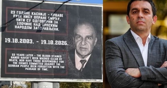 Kulanić nakon bilborda sa likom Alije Izetbegovića u Istočnom Sarajevu: 'To je moralni sunovrat i poniženje za žrtve'